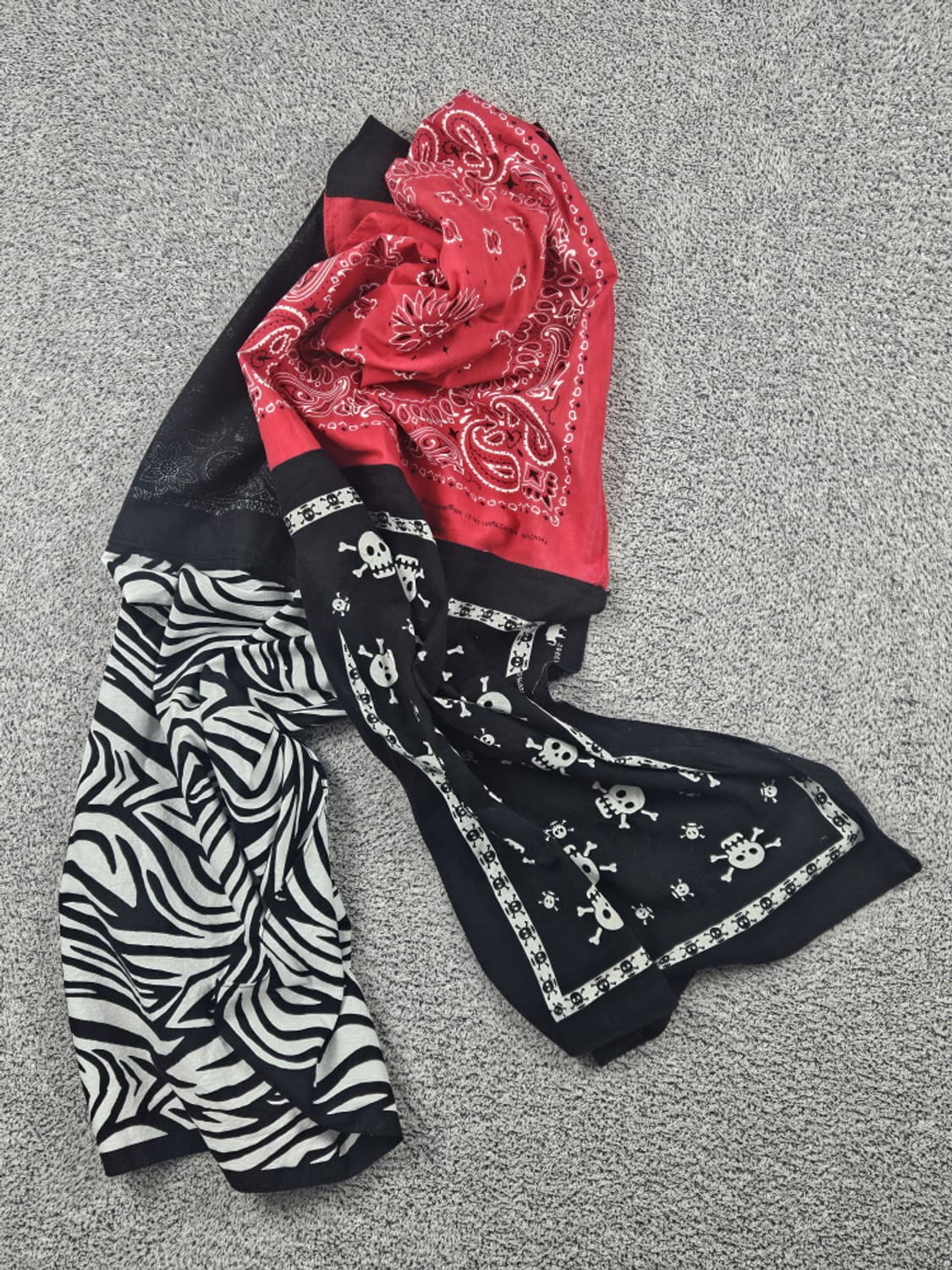 반다나 리워크 커스텀 스카프 머플러 / 10428 상품이미지5