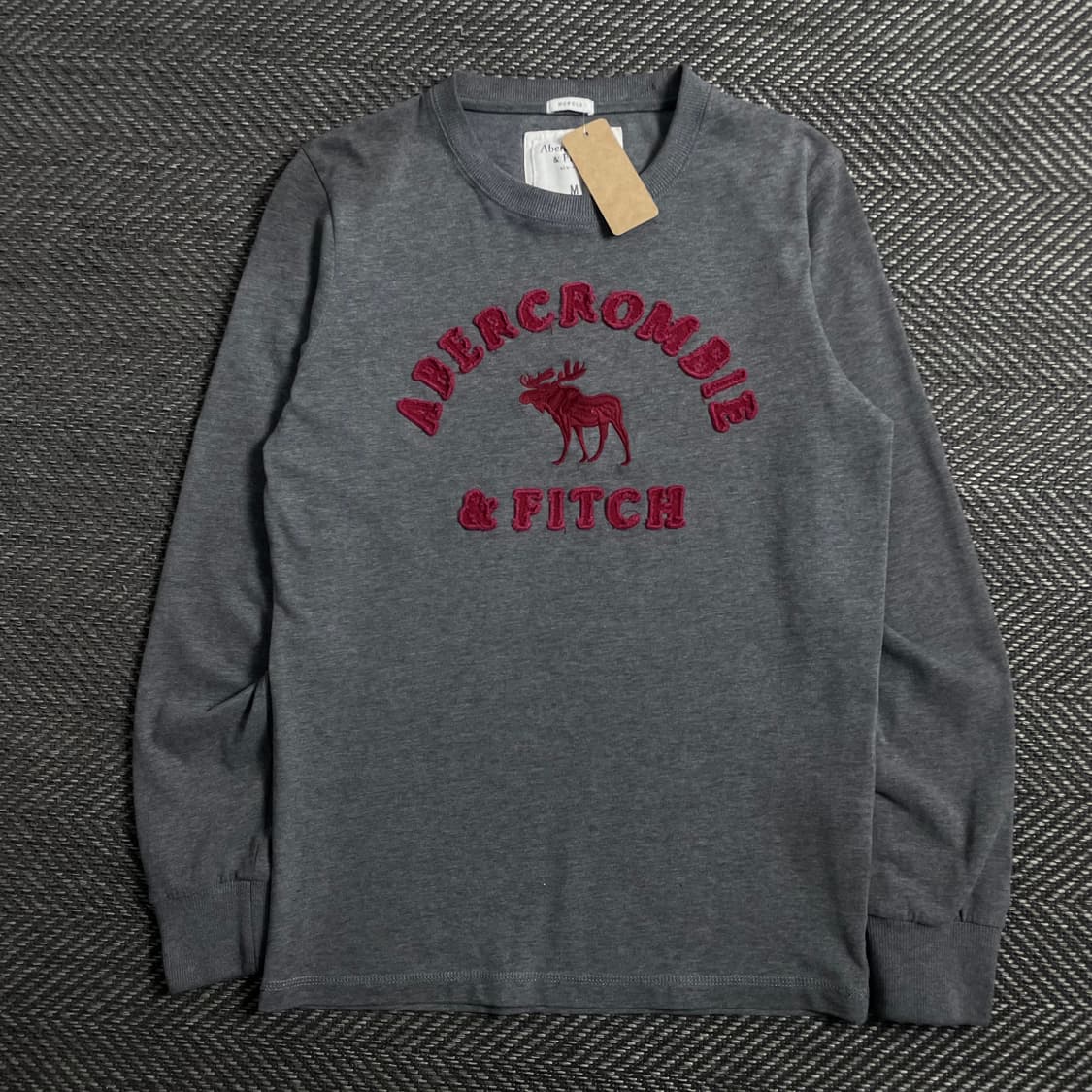 아베크롬비 y2k 무스 빅로고 롱슬리브o 4443 상품이미지1