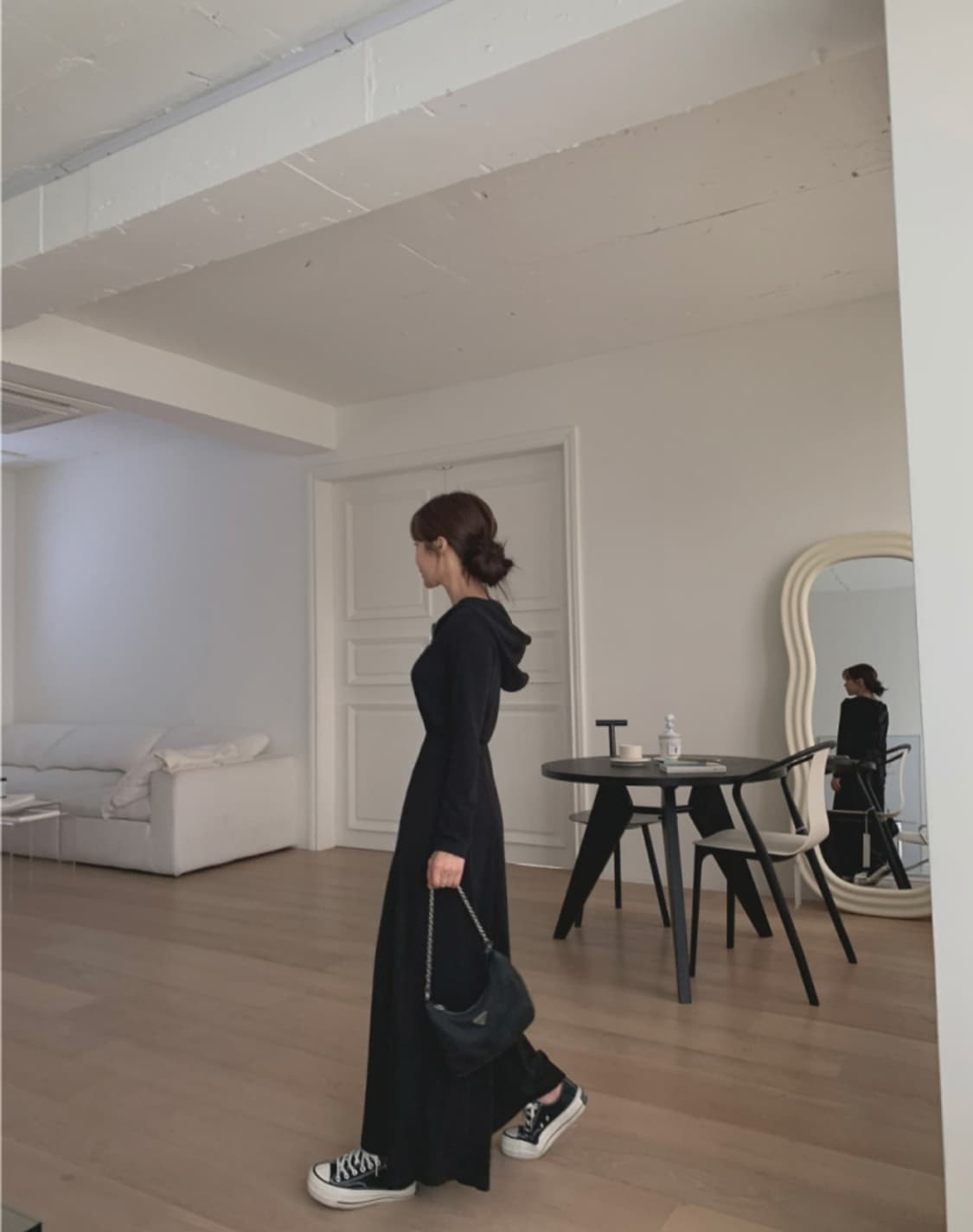 데얼쉬이즈 후드롱원피스 상품이미지3