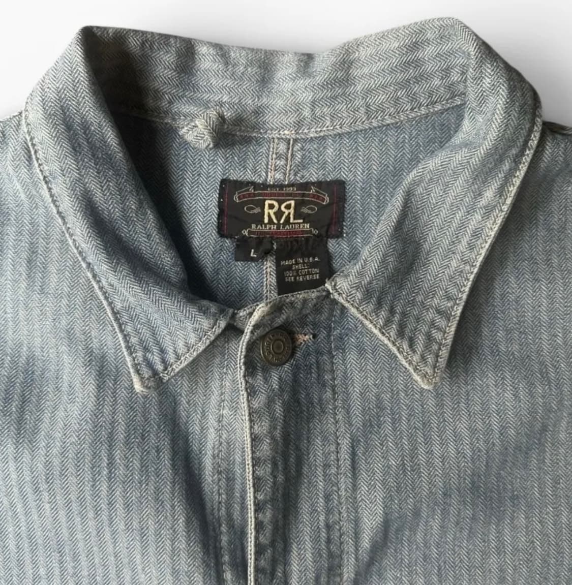 90s RRL 헤링본 트윌 초어자켓 상품이미지2