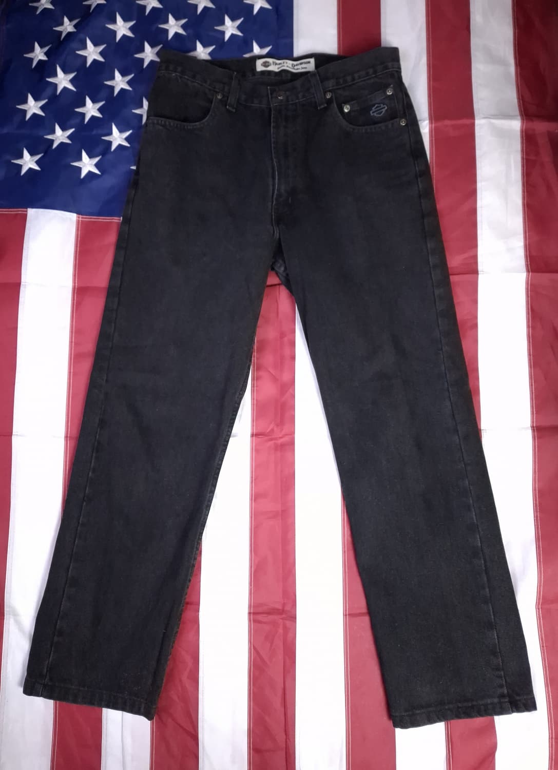 오리지날 매장판 할리데이비슨 블랙 라이더 데님진 상품이미지1