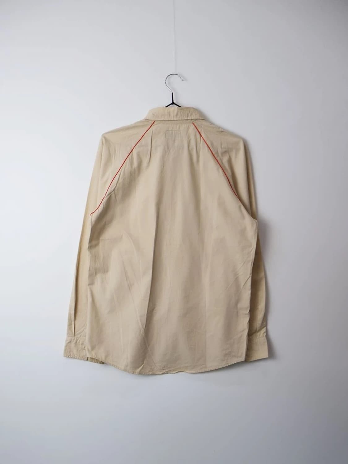 00's PPFM Red Line Beige Shirt 상품이미지5