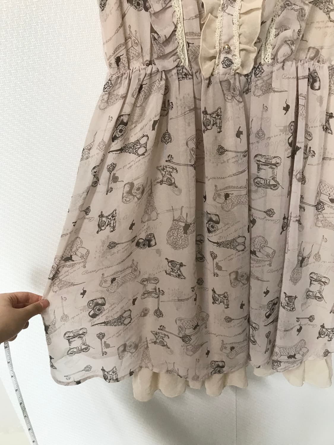 axes femme antique lace dress 상품이미지2