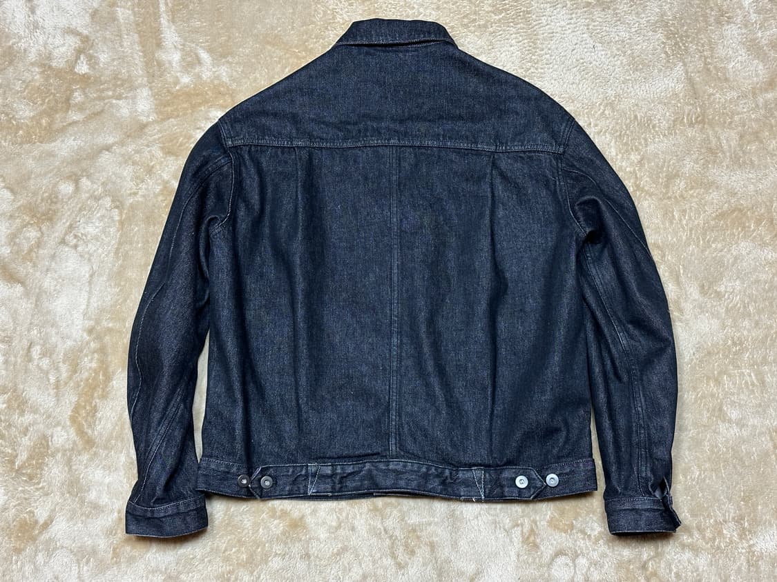 러프사이드 데님자켓 블랙 1사이즈(100) 상품이미지5