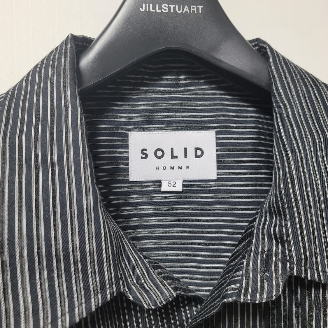 25S/S 솔리드옴므 시스루 시어 스트라이프 셔츠 52 상품이미지4