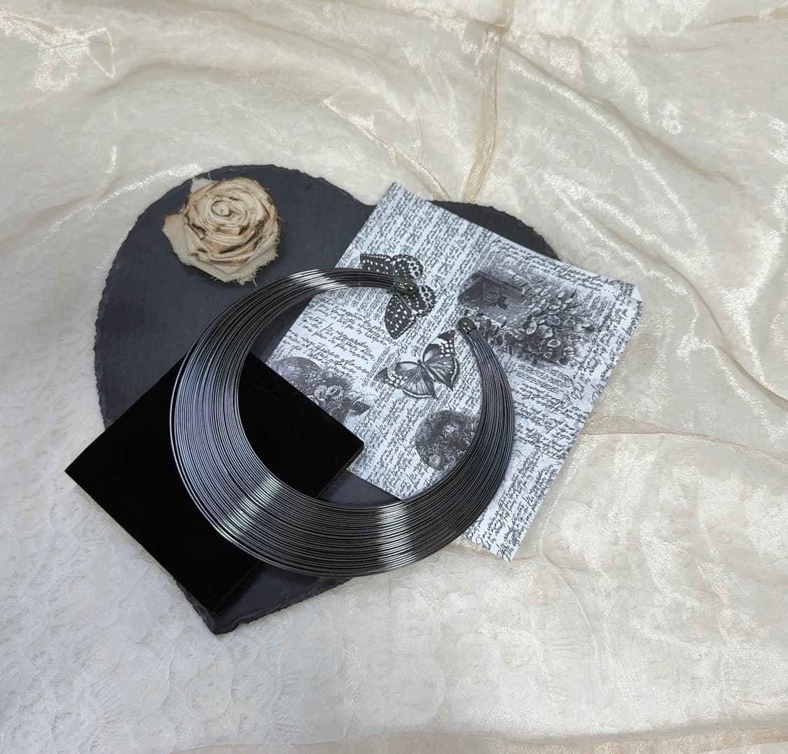 빈티지 고딕 레이어드 메탈 초커 목걸이 상품이미지2