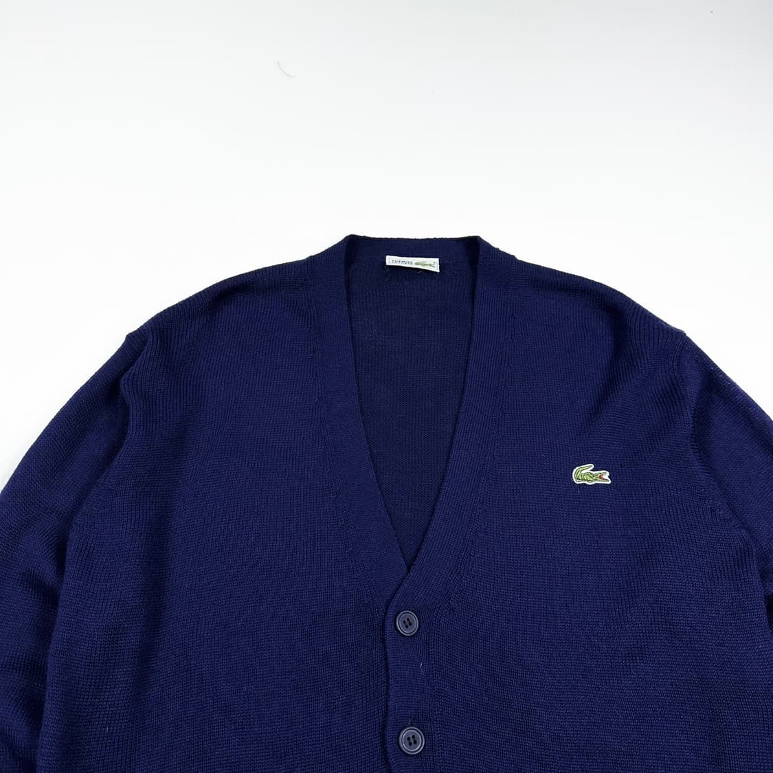 라코스테 크록 재팬 네이비 니트 가디건 (L) 상품이미지1