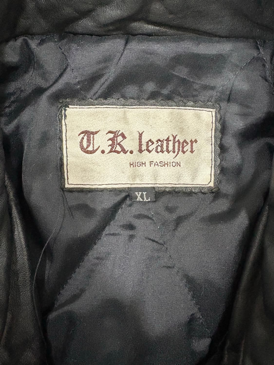Vintage T.K. Leather 리얼레더 블랙 소가죽 자켓 상품이미지8