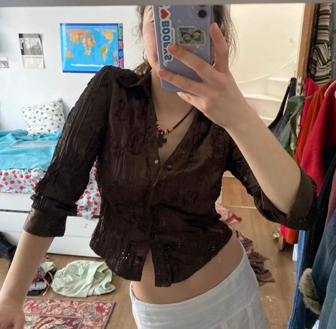 빈티지 블라우스 상품이미지4