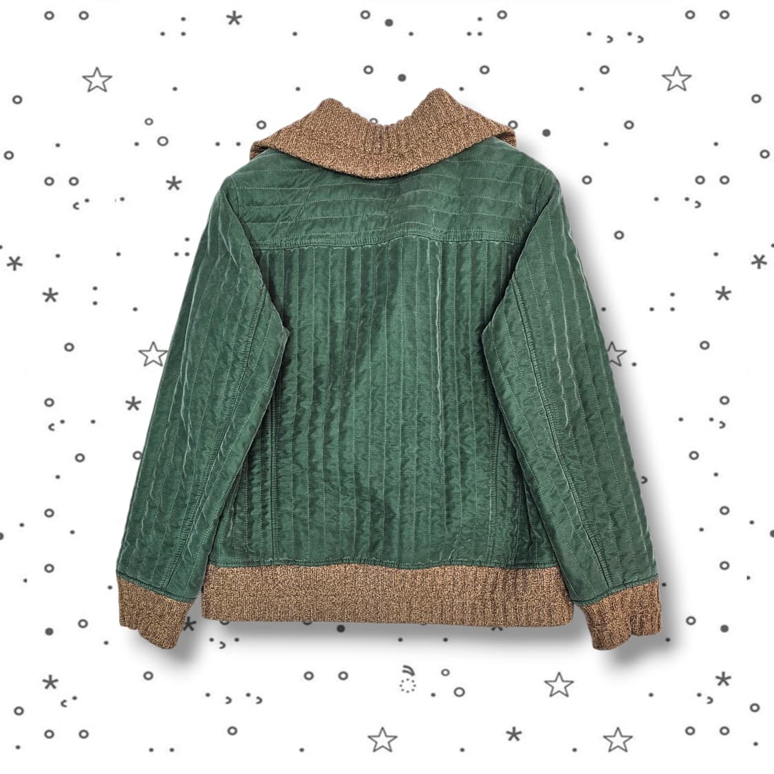 95 GAFFY 빈티지 그린 퀼팅 자켓 상품이미지4