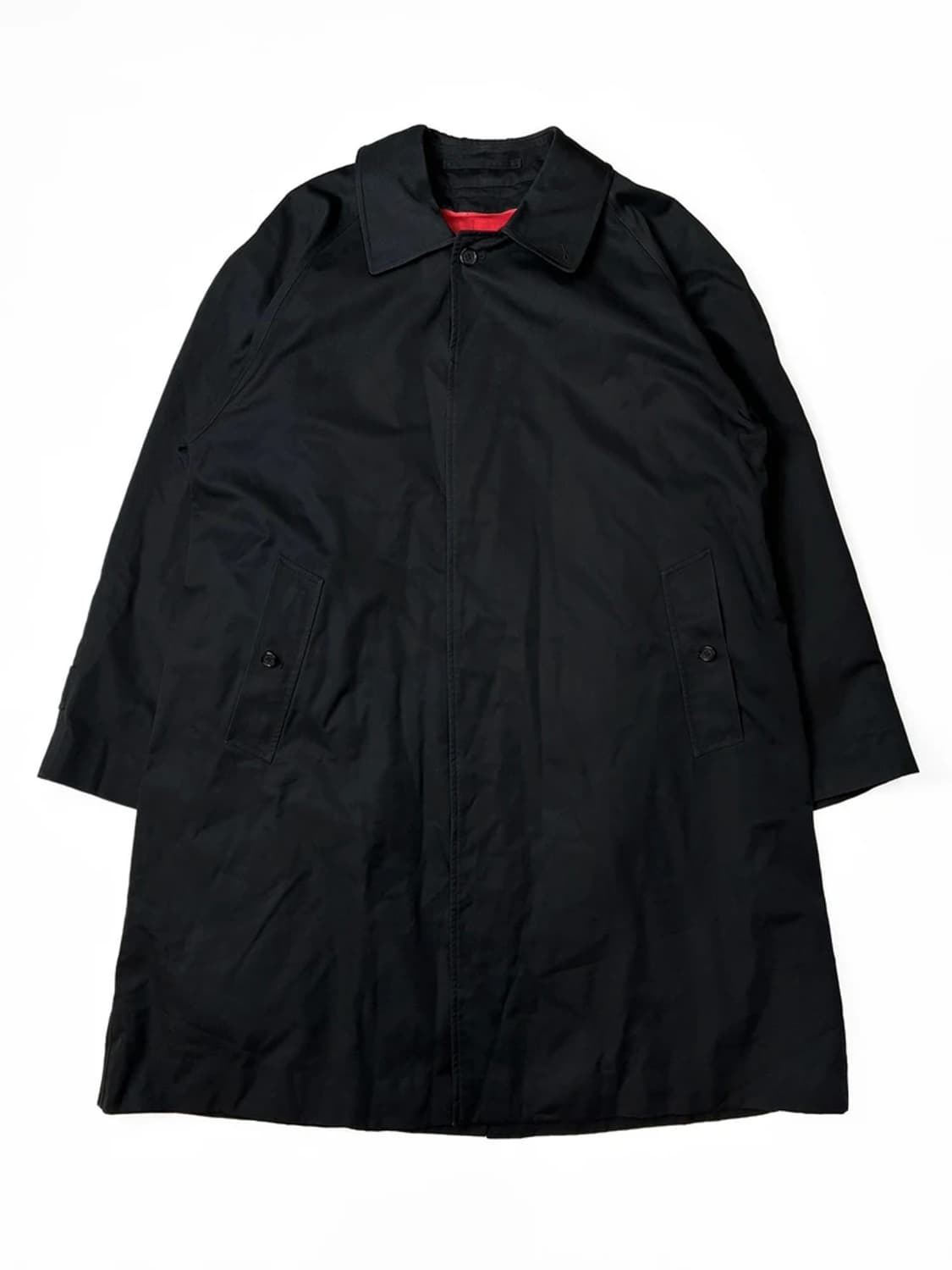 버버리 90's 레드 울 안감 싱글 코트 PN5717 상품이미지1