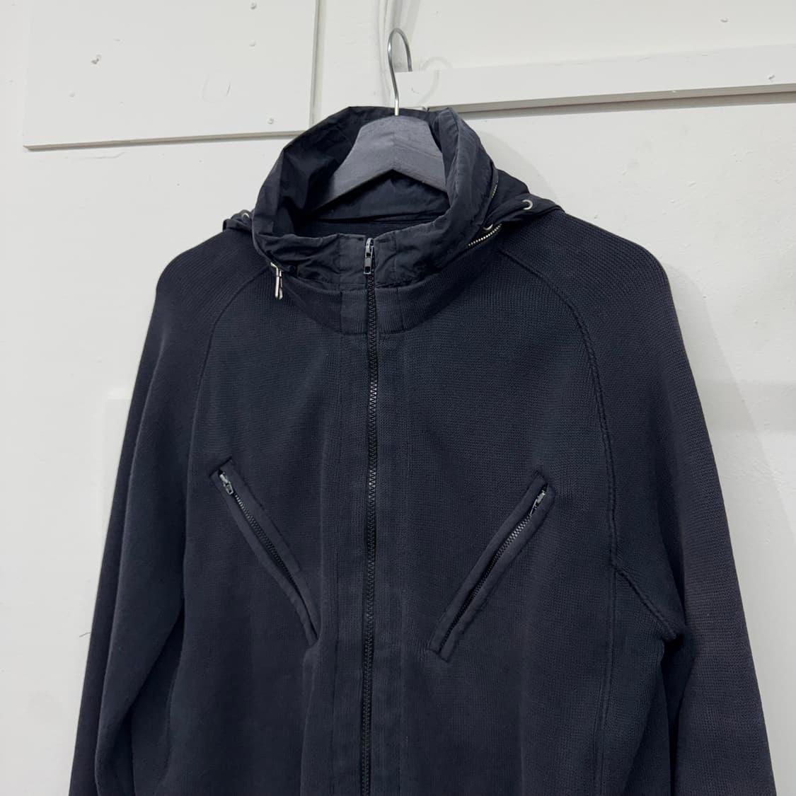 씨피컴퍼니 고글 니트집업 상품이미지2