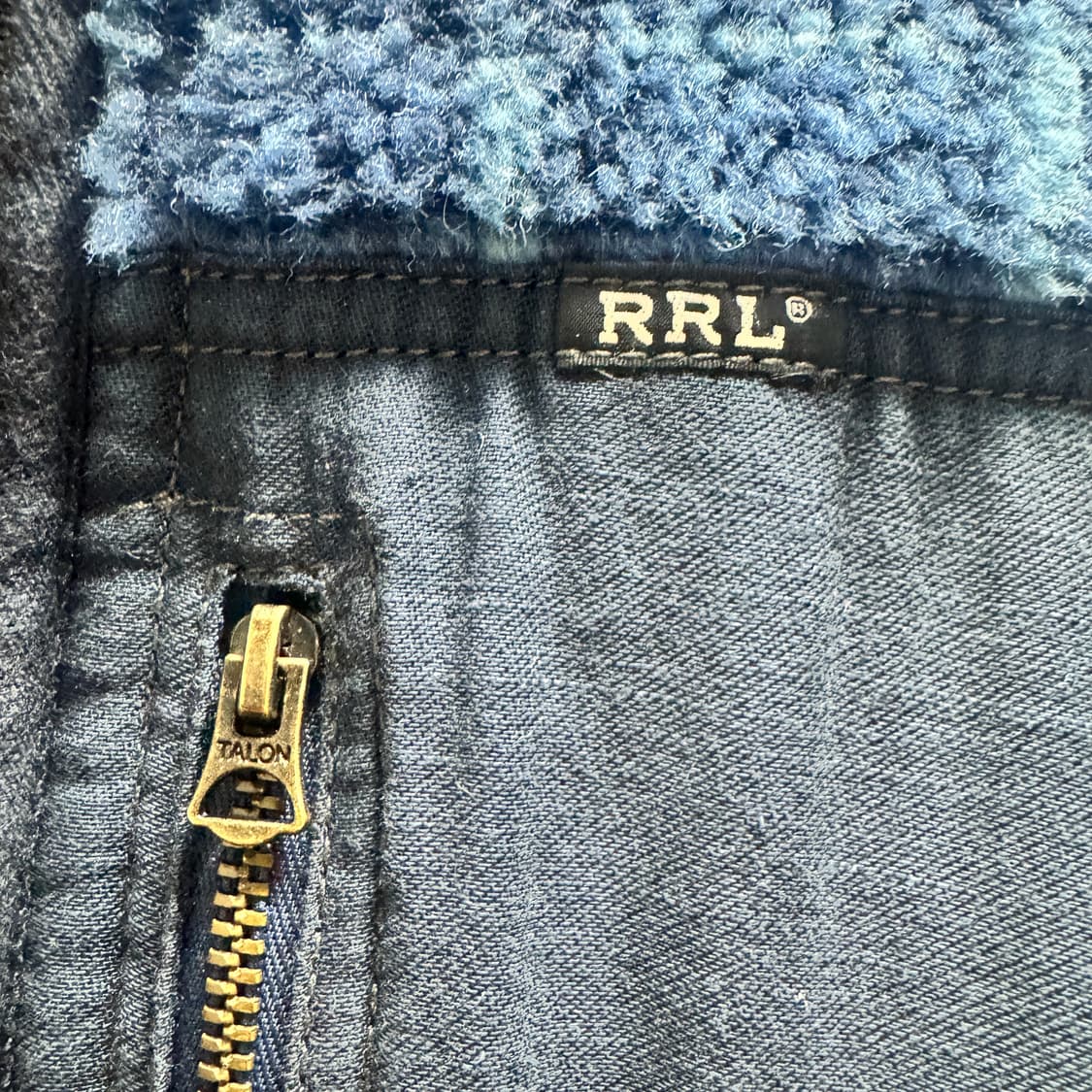 L)RRL 더블알엘 플래드 울 블렌드 플리스 자켓 상품이미지5