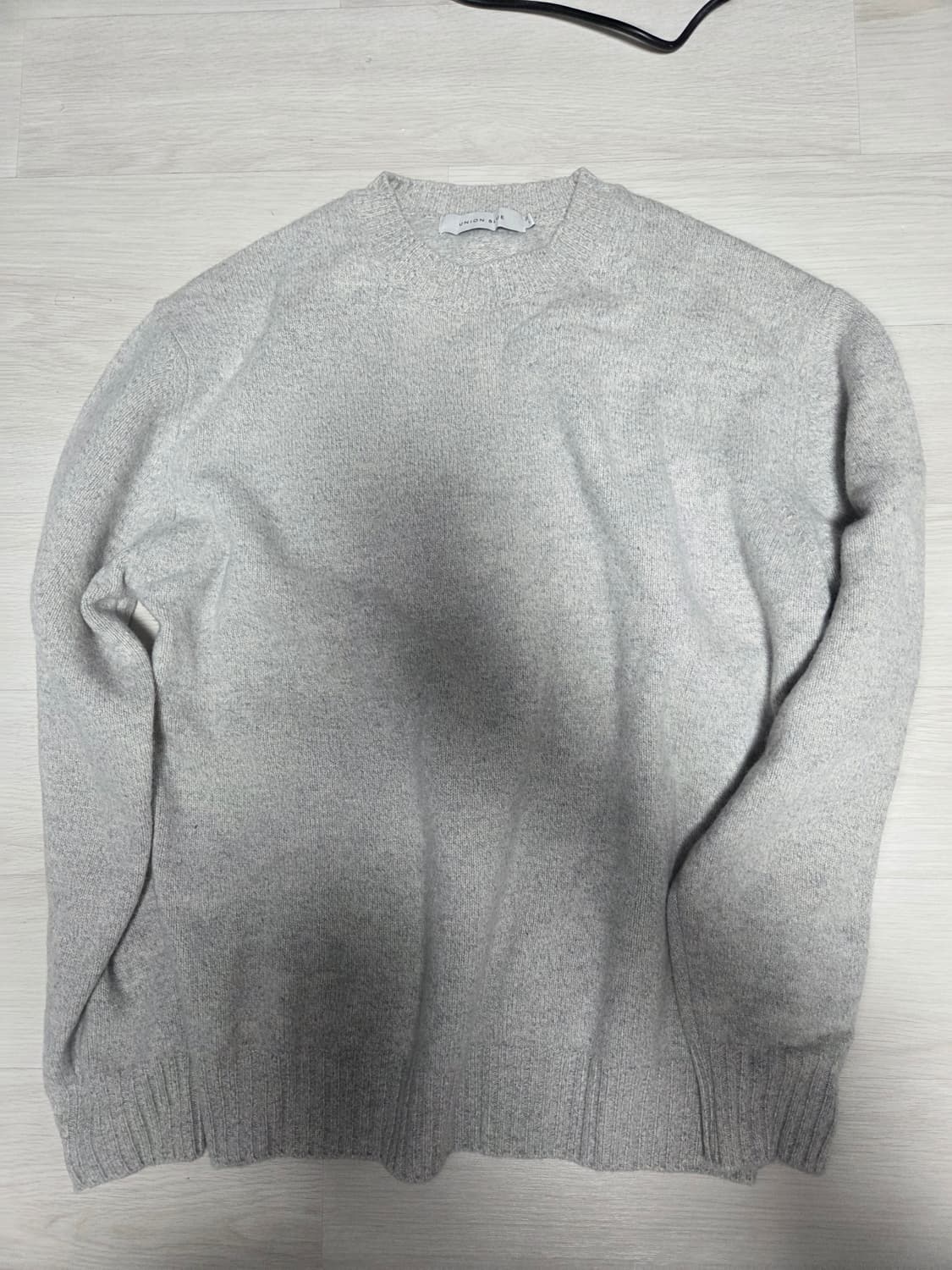 유니온블루 니트 v2 L 멜란지그레이 상품이미지1