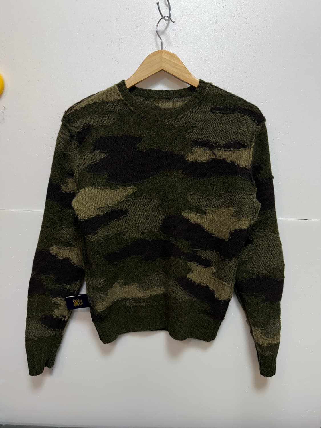 폴로 랄프로렌 엘보패치 카모플라쥬 울 니트 XS 상품이미지5