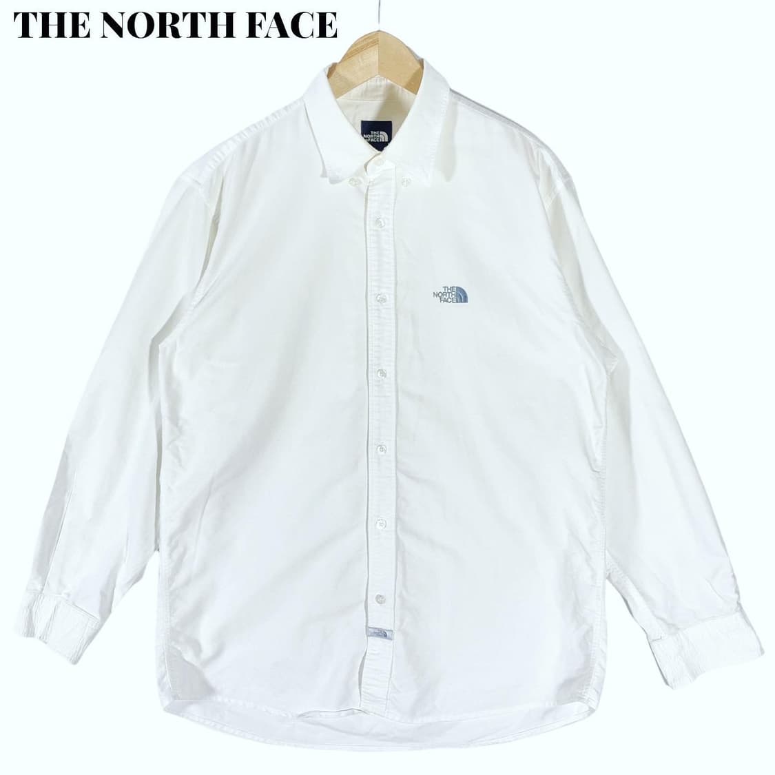 North Face White Solid Shirt 상품이미지1