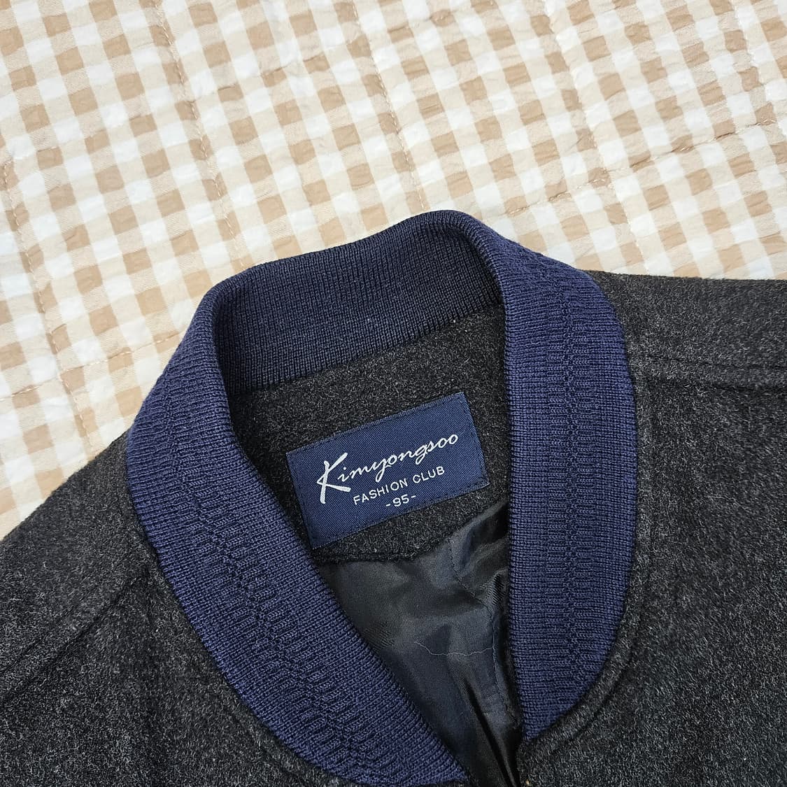 심플한 메리노울100 집업 점퍼 남자100 상품이미지2