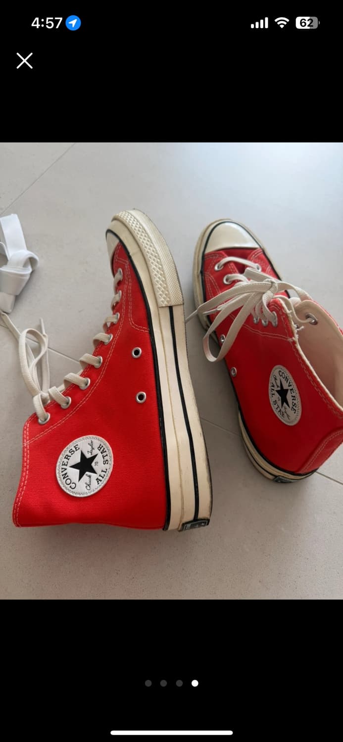 컨버스 척70 하이 에나멜 레드 상품이미지1