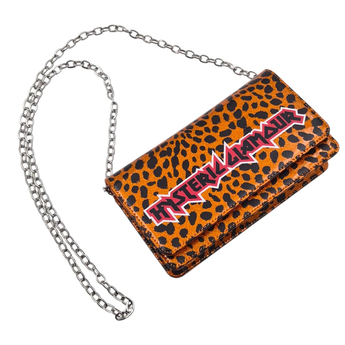 히스테릭글래머 레오파드 에나멜 크로스 숄더백 상품이미지2