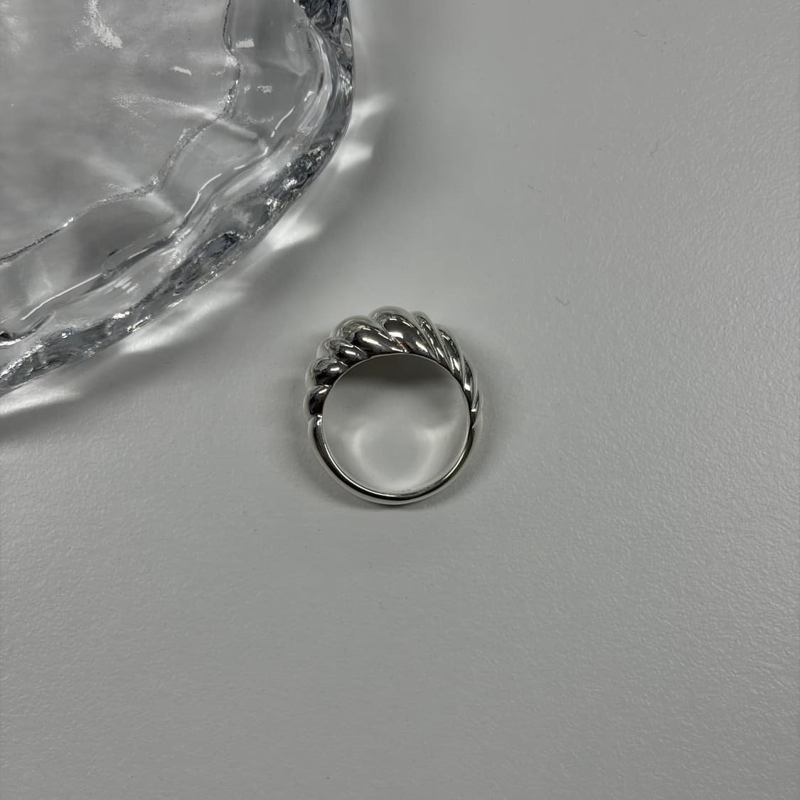 디올 실버 웨이브 링 상품이미지6