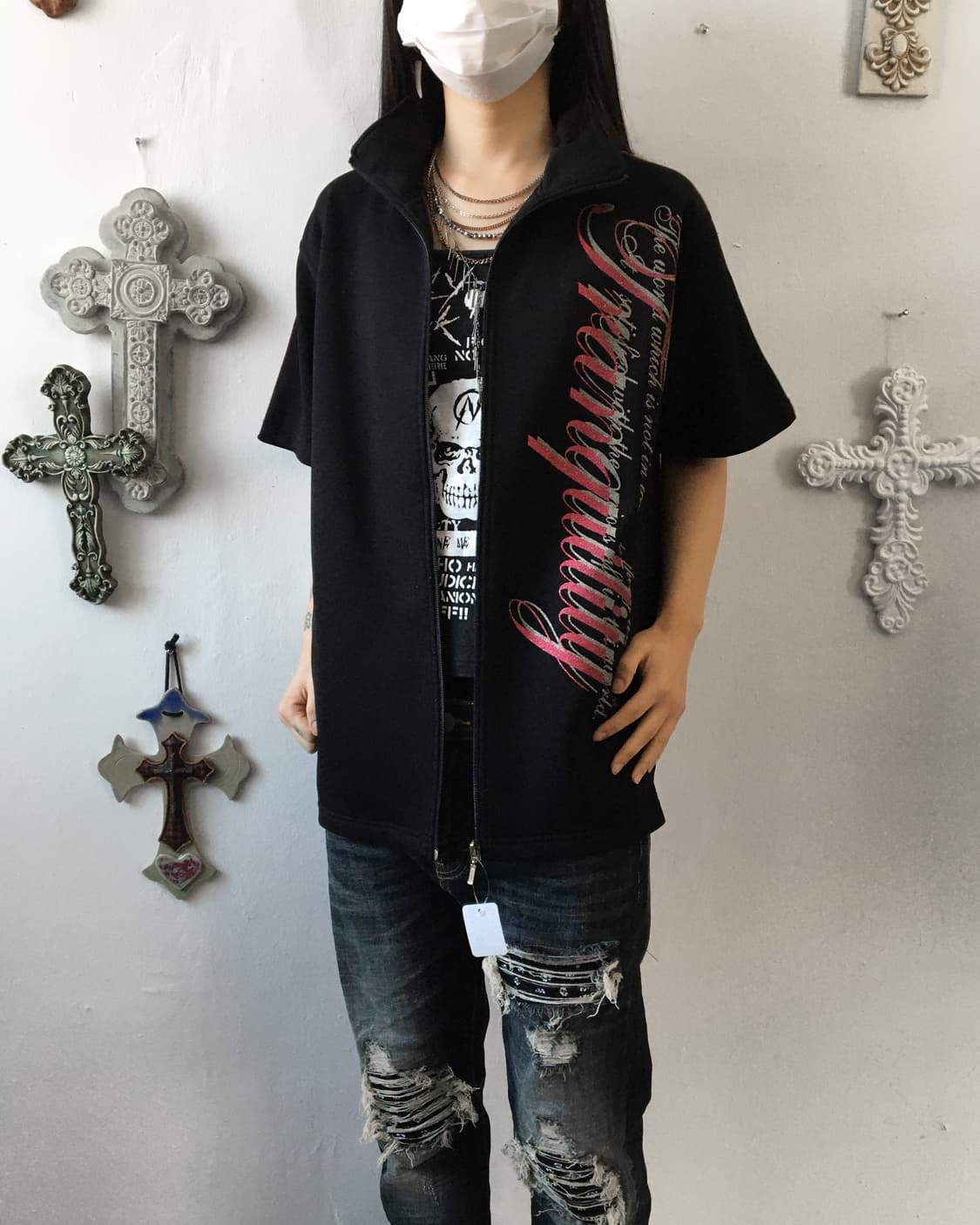 Back wing point track zip up 상품이미지7