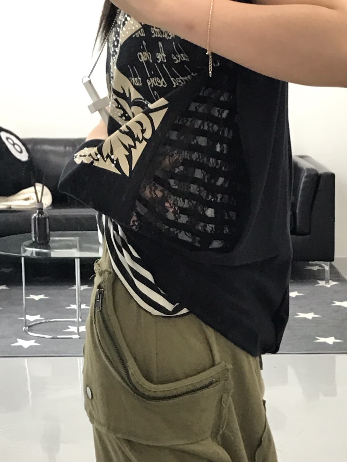Jpn punk skull cubic t-shirts 상품이미지3