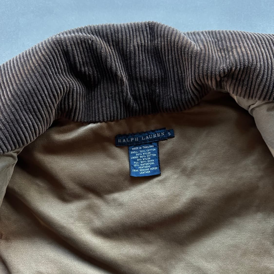 [S]폴로 랄프로렌 레더 푸퍼 헌팅 베스트 상품이미지9
