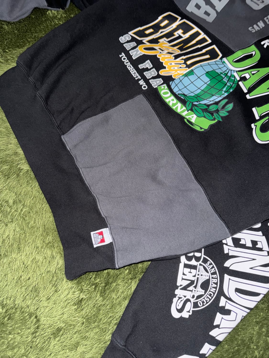 [M] 벤데이비스 재팬 별주 그래픽 믹스드 스웻셔츠 상품이미지6