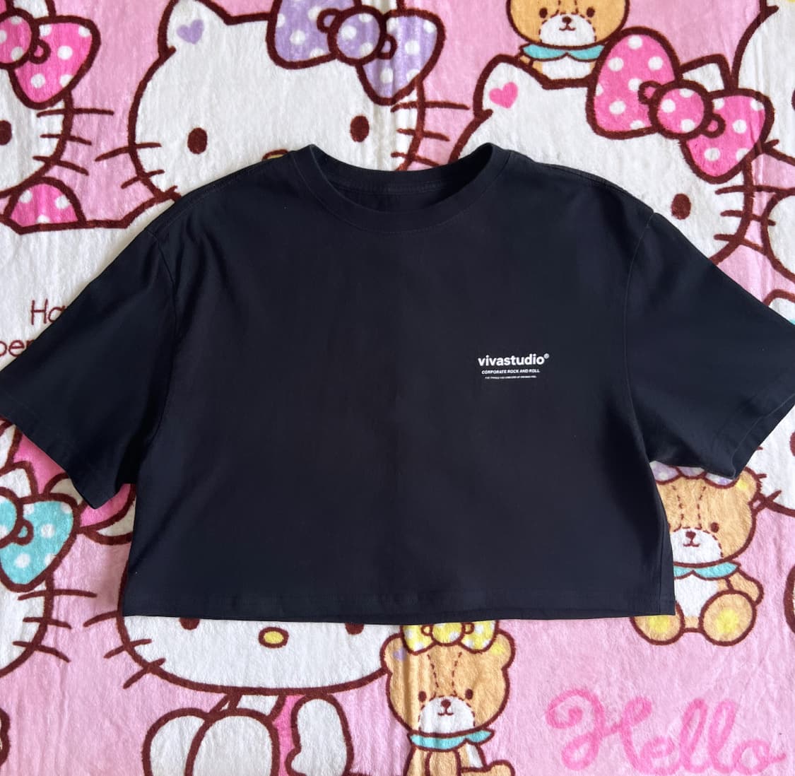 비바스튜디오 빈티지 반팔 크롭 리폼 상품이미지2