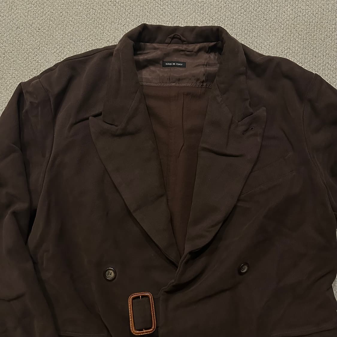 80s 아르마니 Emporio Armani 더블 브레스티드 자켓 상품이미지3