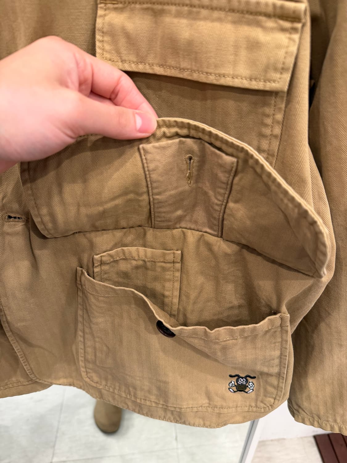 Eat Dust 빈티지 HBT 모호크 헌팅 자켓 (Portugal) 상품이미지5