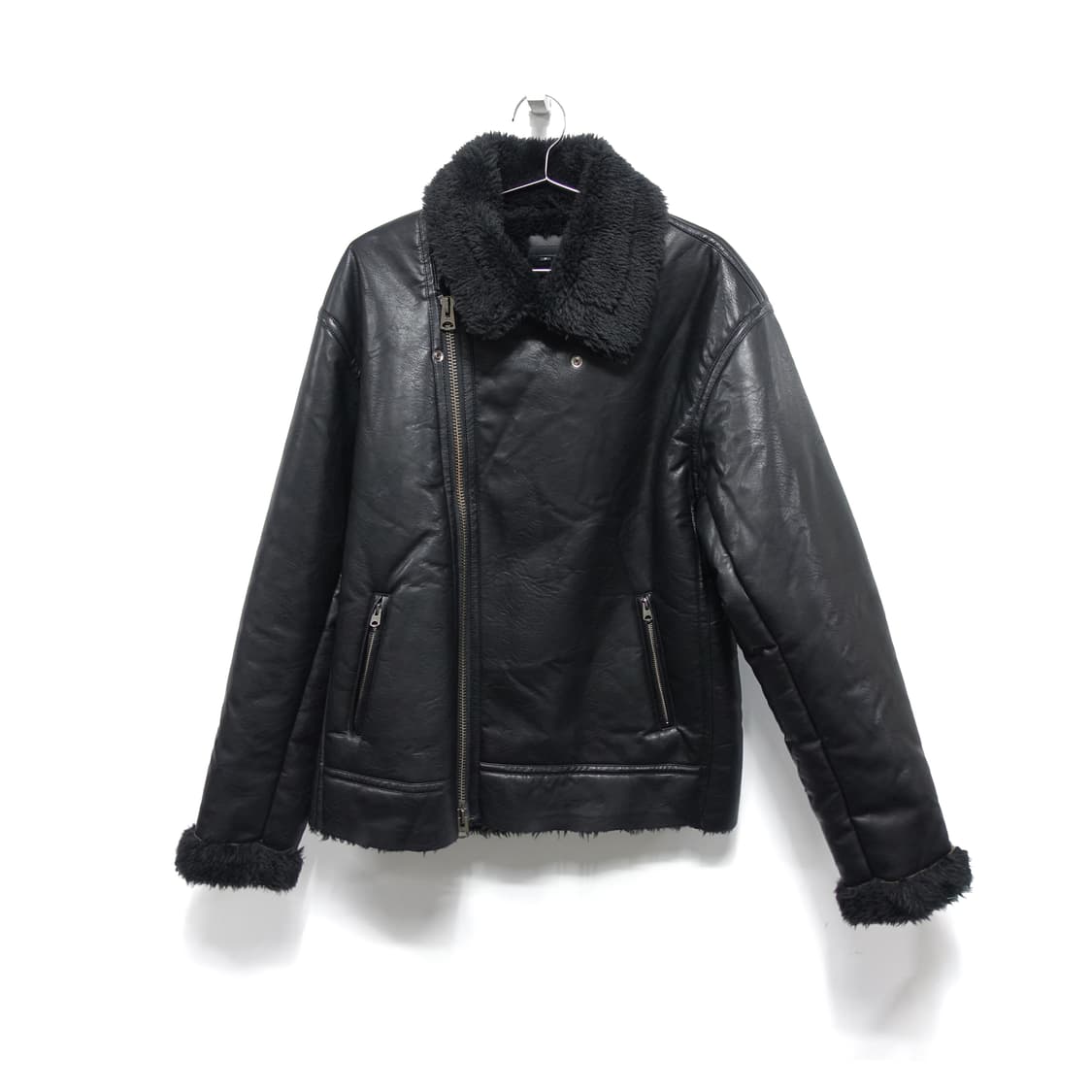 DANKE SCHON 당케쉐인 오버사이즈드 무스탕 자켓 상품이미지1