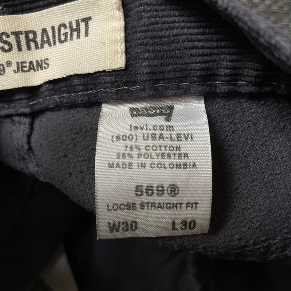 (30) 리바이스 569 그레이 코듀로이 팬츠 상품이미지7