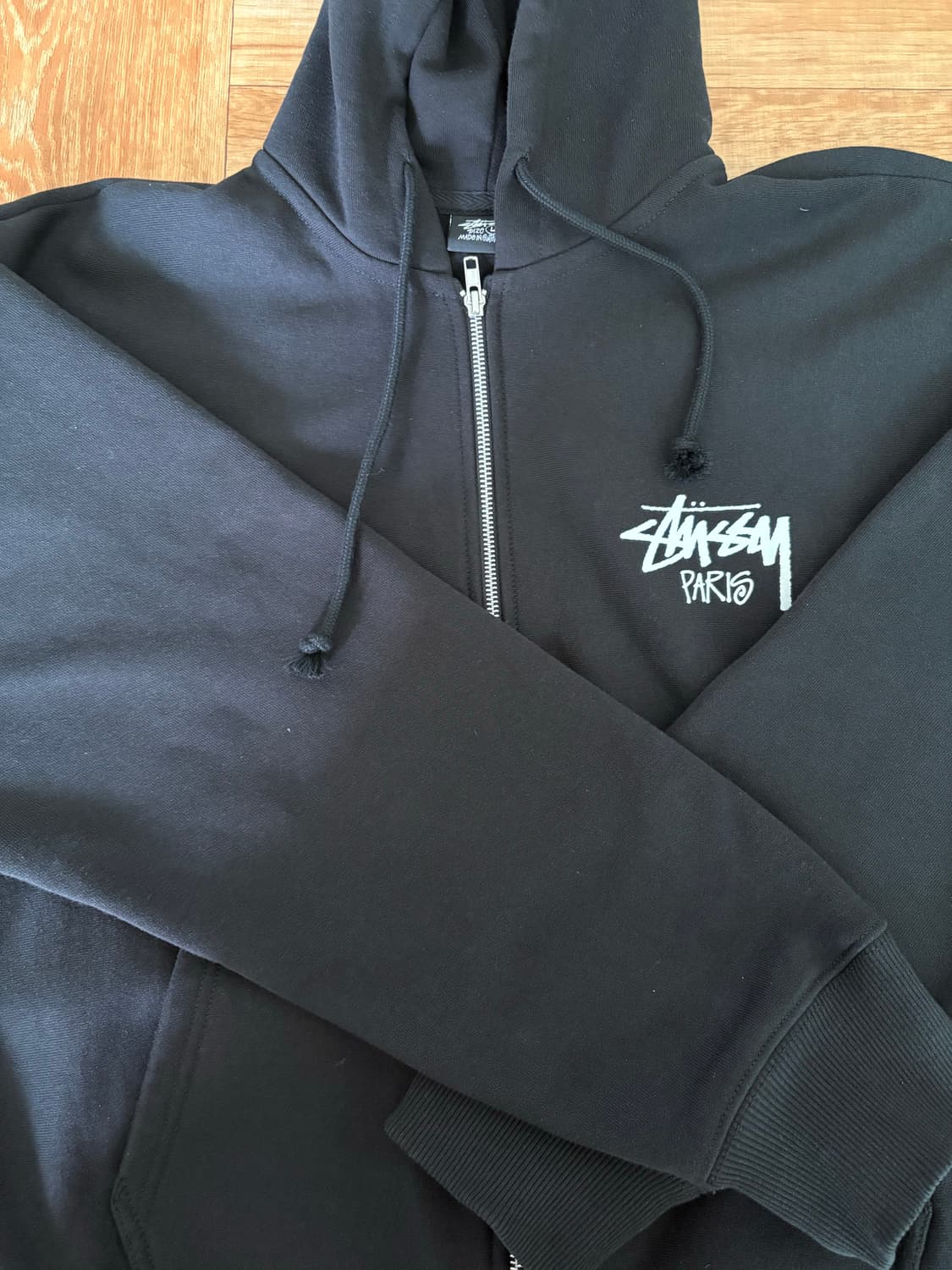 스투시 파리 후드집업 L 상품이미지1