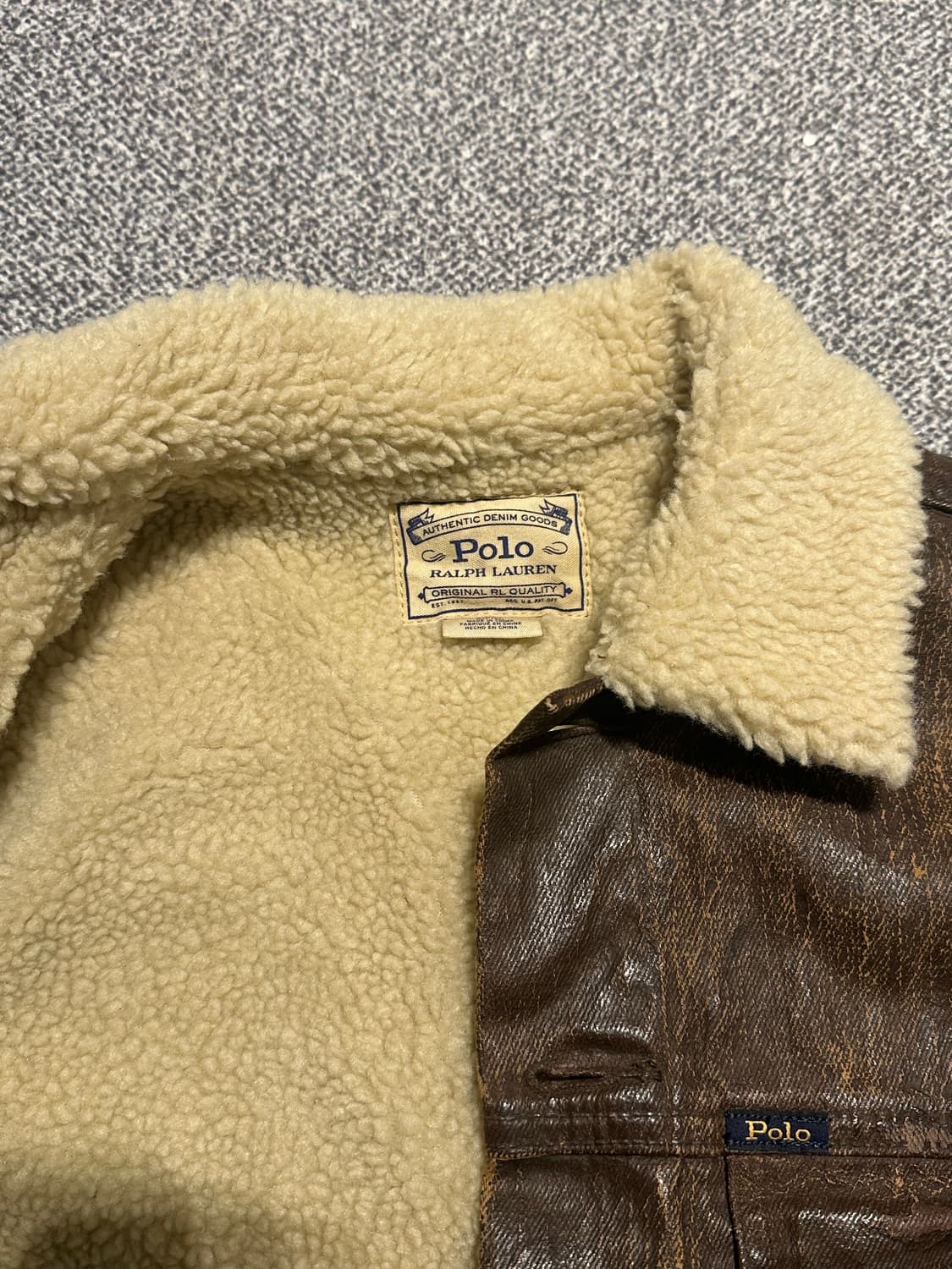 Polo Ralph Lauren Fleece Lined Trucker S 상품이미지2