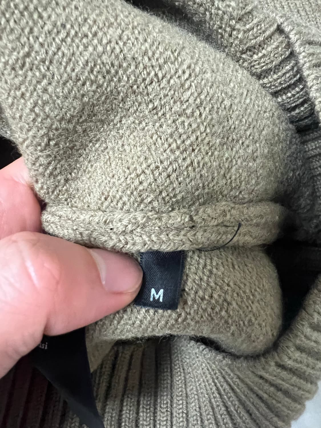 아미/인타르시아 터틀넥 베이지/M 상품이미지8