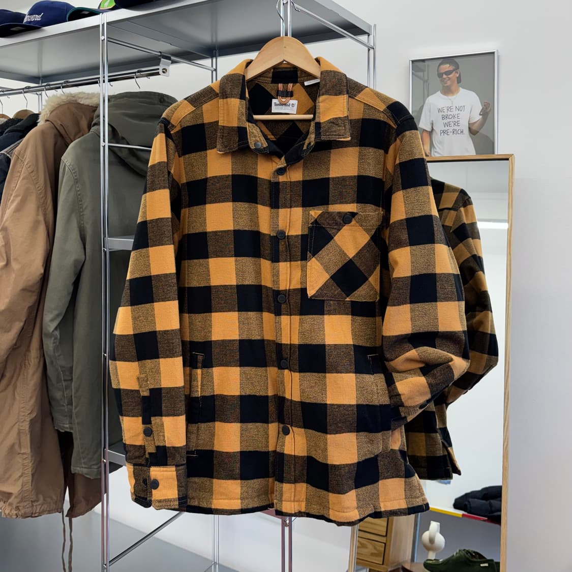 팀버랜드 럼버잭 쉐르파 플란넬 자켓 (XL)   상품이미지1