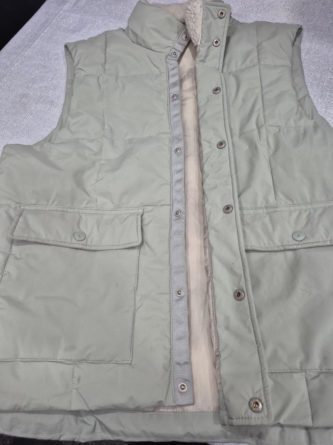 에디바우어(Eddie Bauer)패딩 조끼 톤다운민트색 남성 100사이즈 상품이미지4