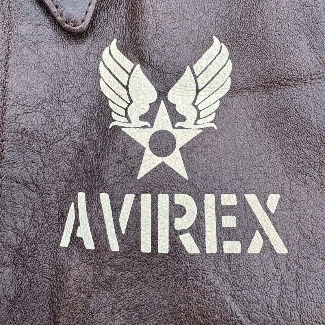 [L] Avirex 아비렉스 핀업걸 A-2 레더 자켓 상품이미지6