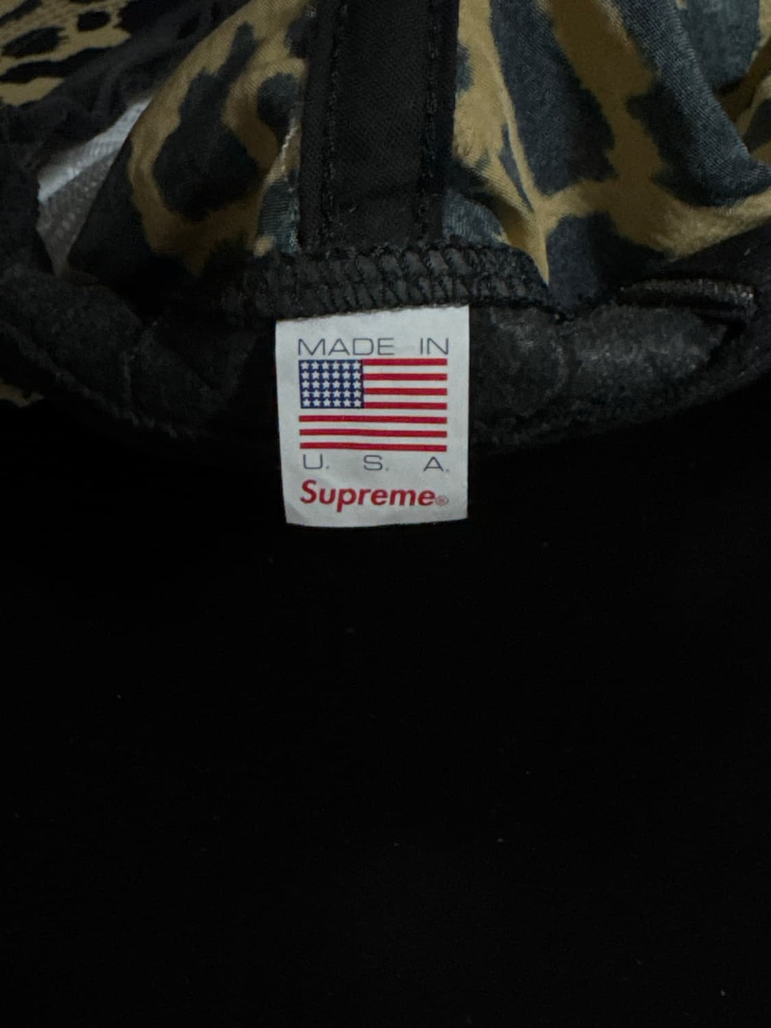 슈프림 레오파드 나일론 캡 🐆 상품이미지3