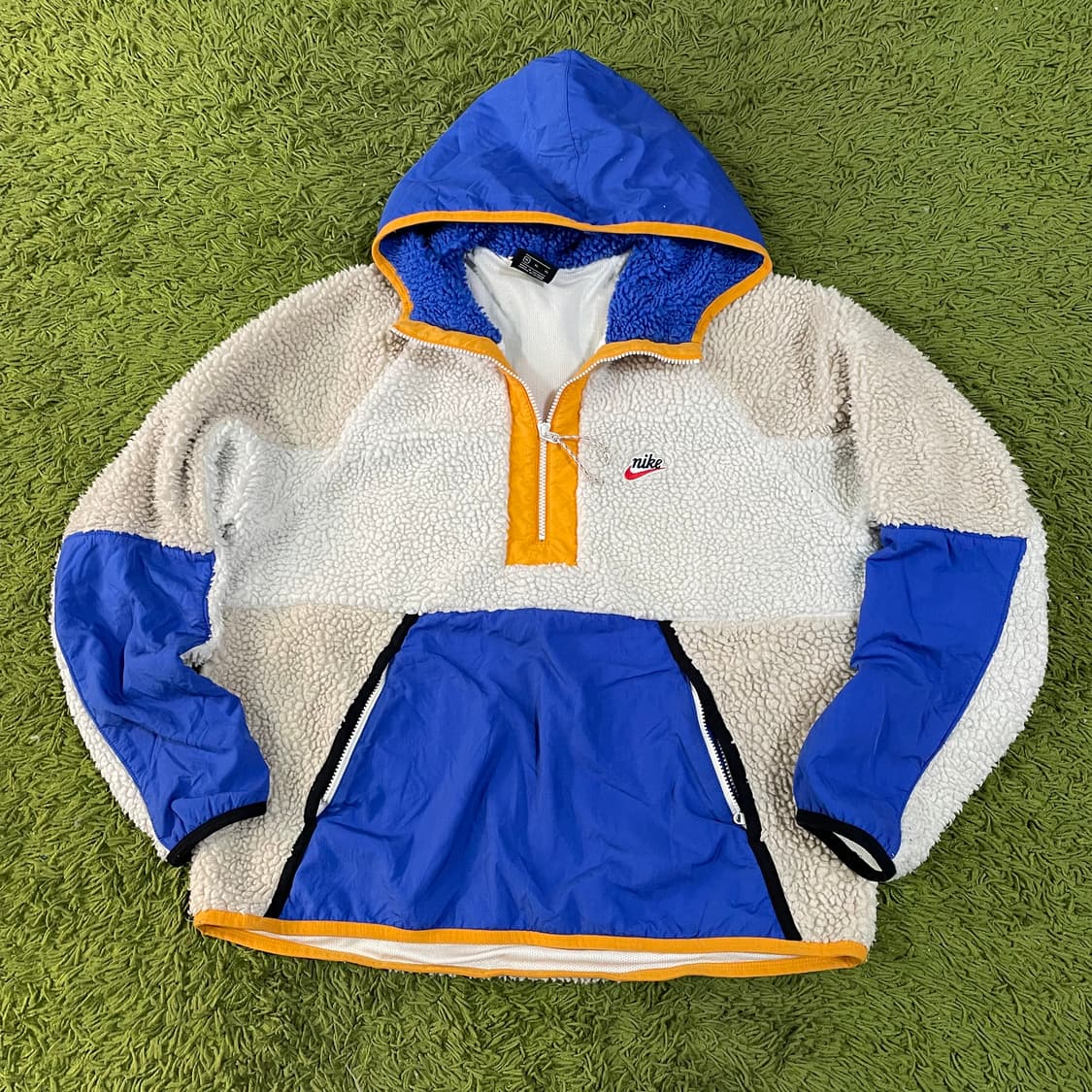 나이키 헤르티지 쉐르파 플리스 아노락 상품이미지2