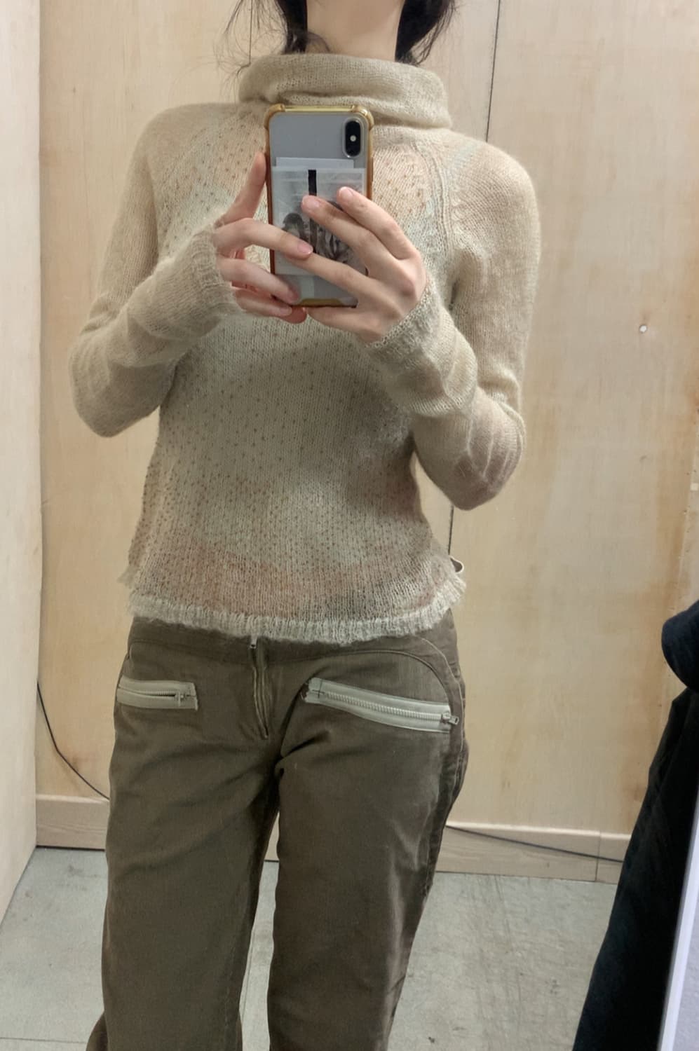 [직수입] 빈티지 코듀로이 트라우저 카키 브라운 상품이미지2