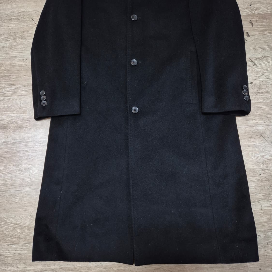 엠비오 남성 모직 캐시미어 싱글 맥코트 M(95) 상품이미지3