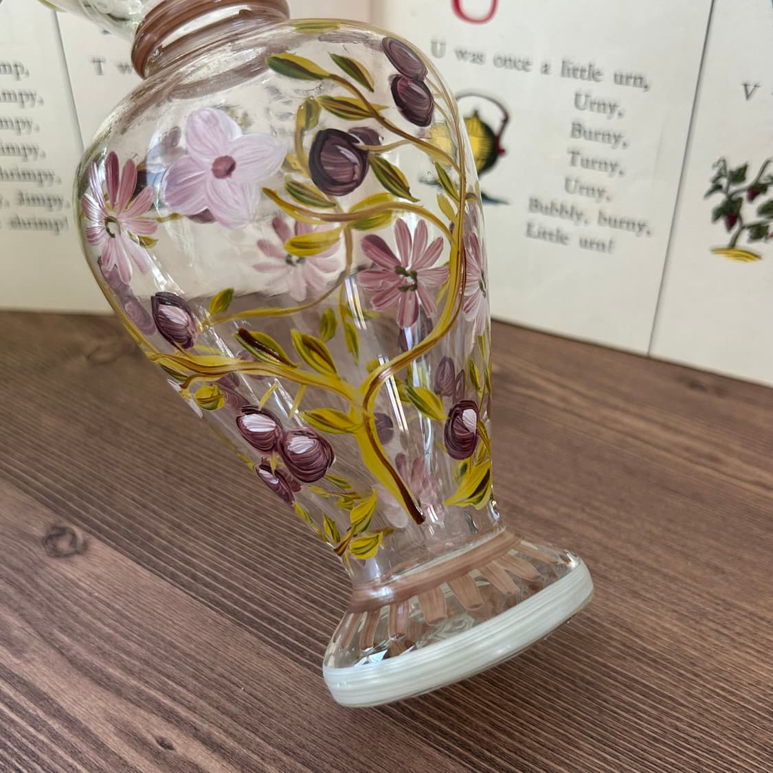 미국 빈티지 핸그페인티드 화병 꽃병 상품이미지6