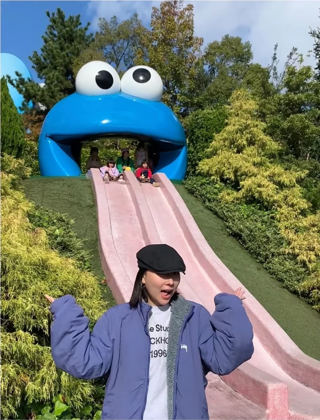 [M,L] 스투시 쉐르파 리버시블 자켓 블루스톤 상품이미지4