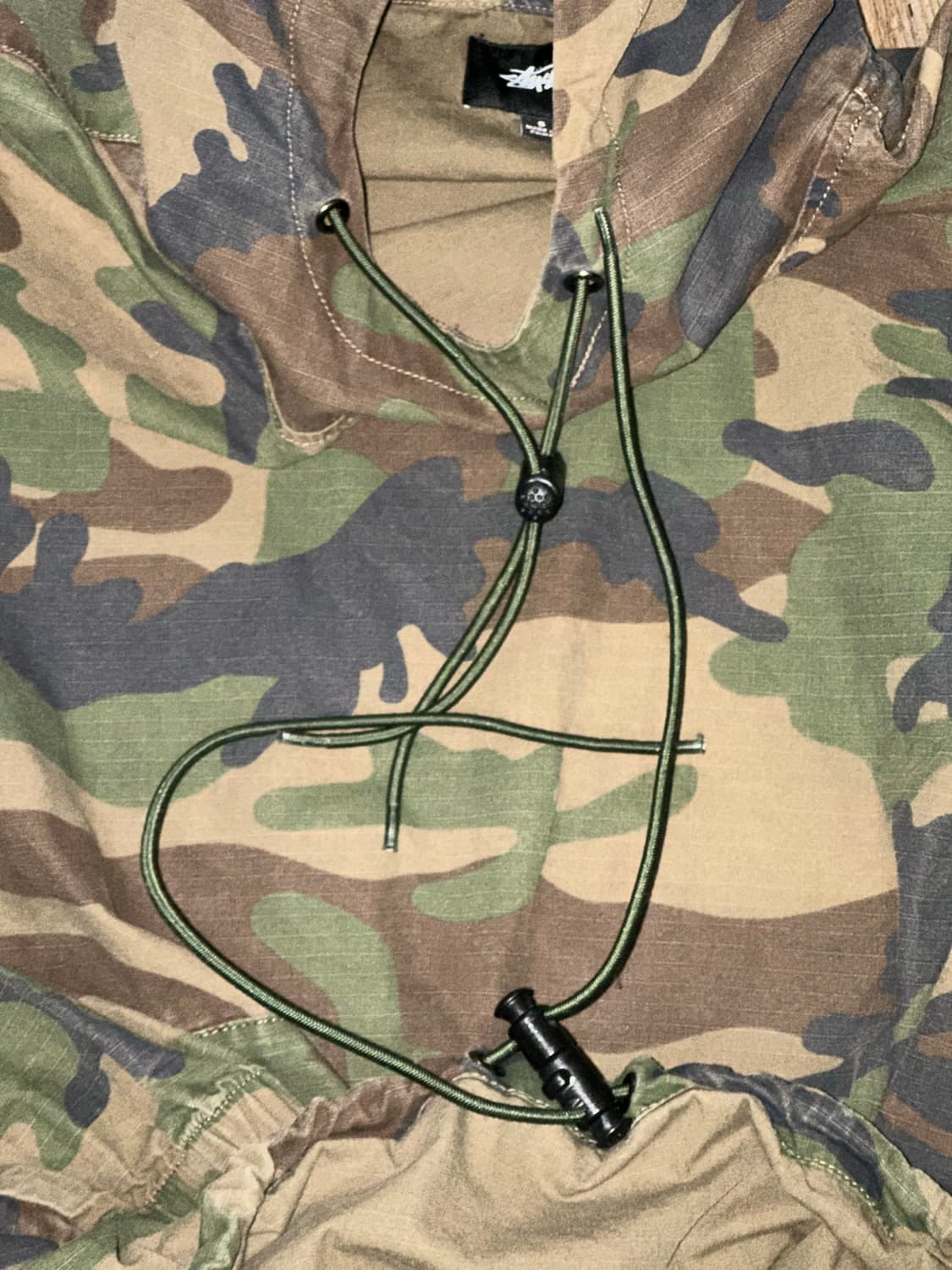 스투시 카모 후드 아노락 m 상품이미지4