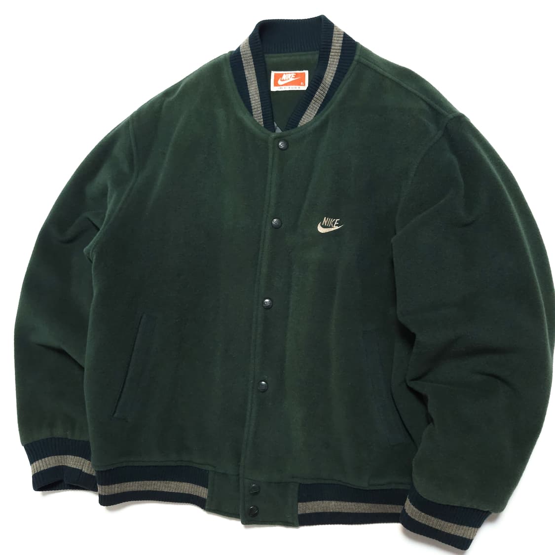 나이키 80s 아카이브 울 바시티 자켓 딥그린 상품이미지2