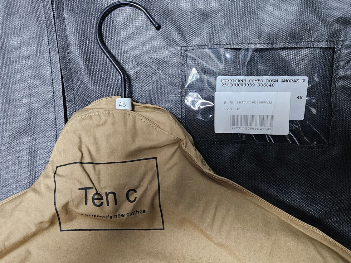 텐씨 허리케인 콤보 다운아노락 48 거의새상품 상품이미지3