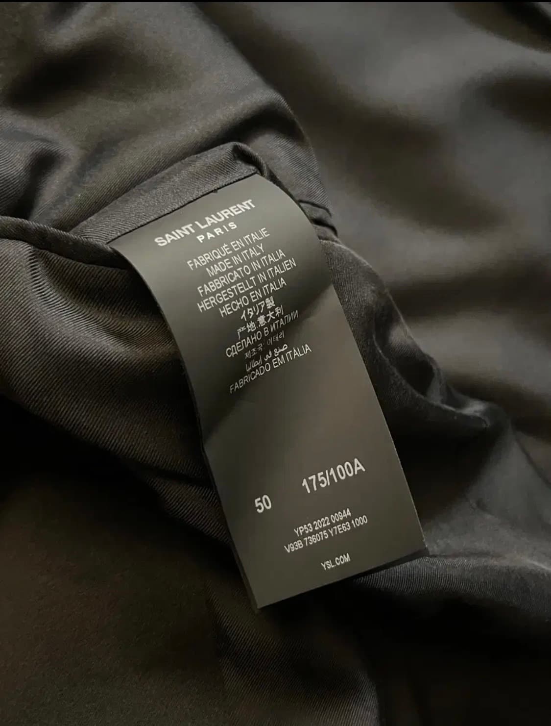 50 생로랑 새틴 블레이저 자켓 상품이미지4