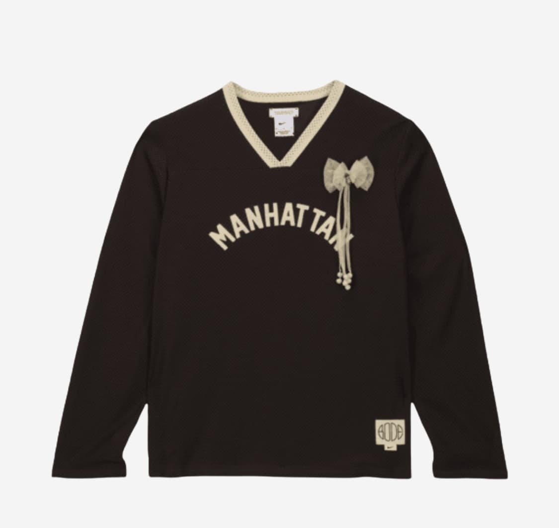 BODE 보디 나이키 Manhatan 메쉬 저지 브라운 에크루 상품이미지1